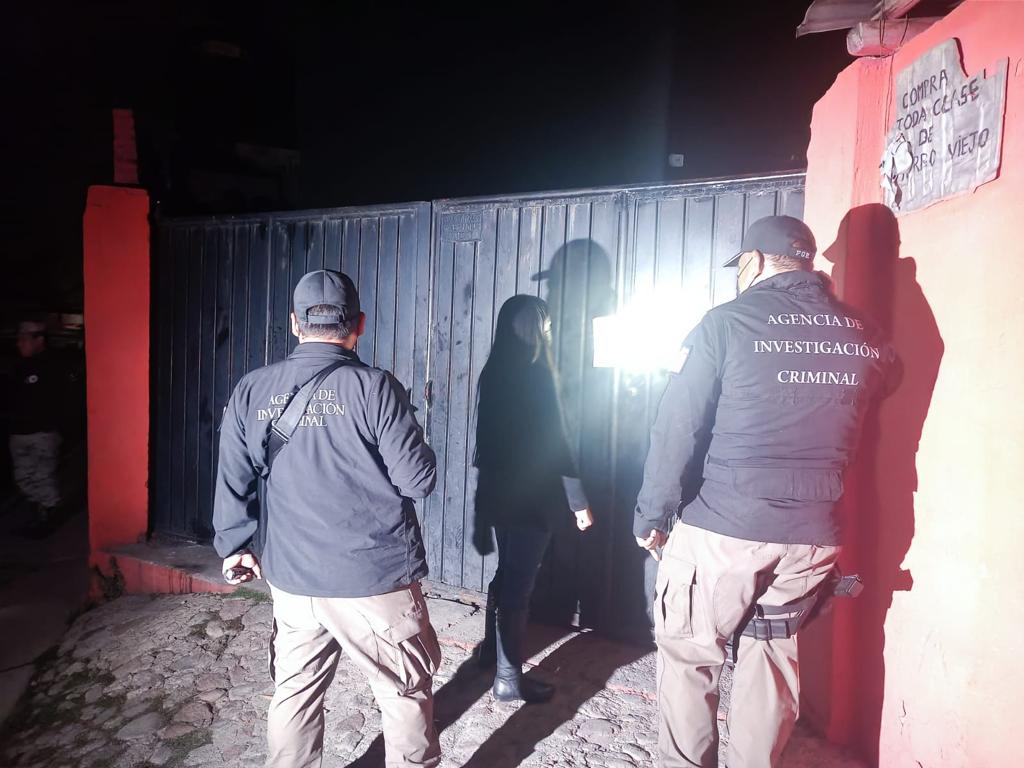 Cumplimenta la PFM orden de cateo en el que asegura a cinco personas y dos inmuebles en Tlaxcala